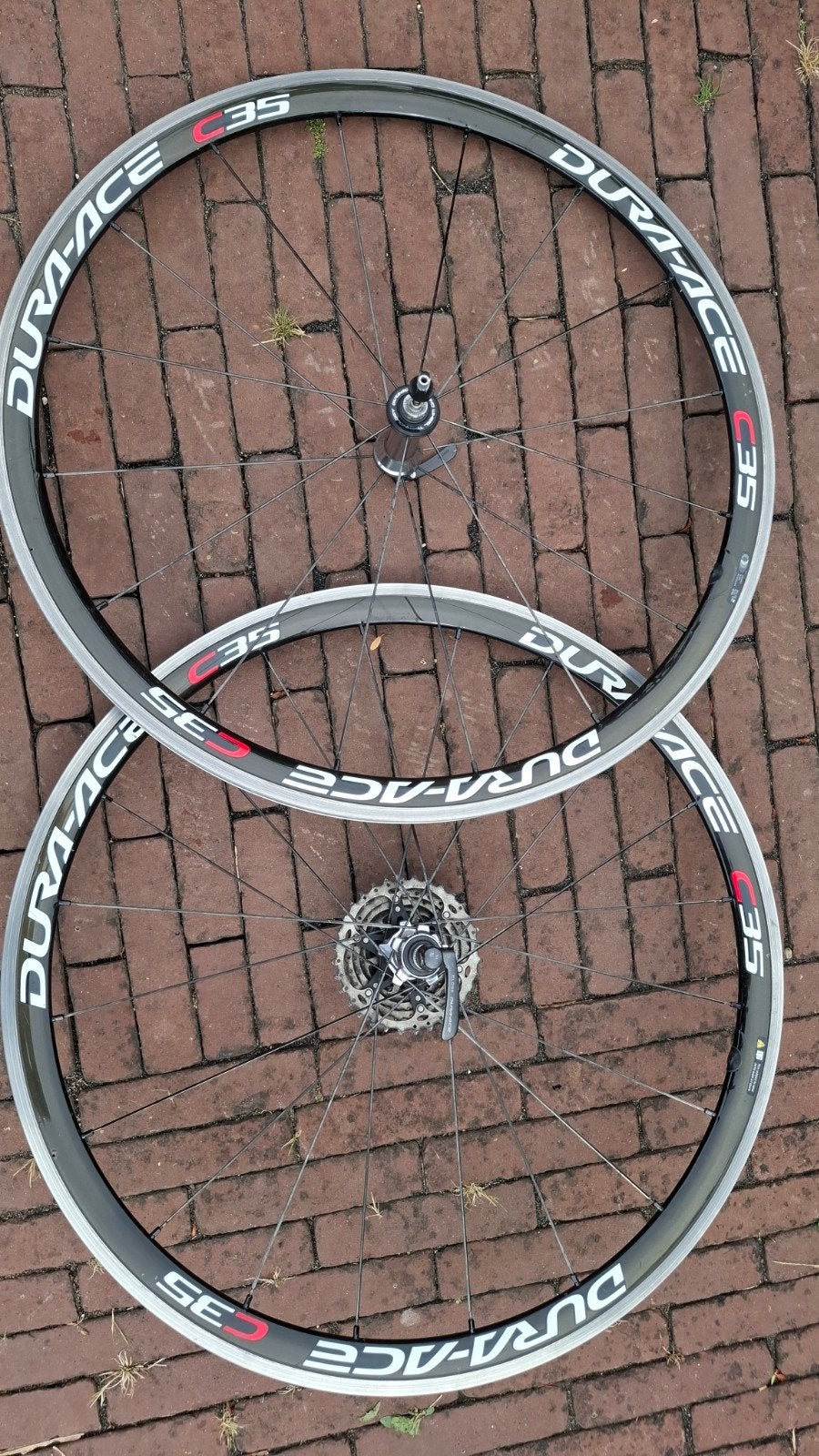 Dura-Ace C35 Wielset Racefiets, Wiel, Gebruikt, Dura-Ace, Ophalen of Verzenden