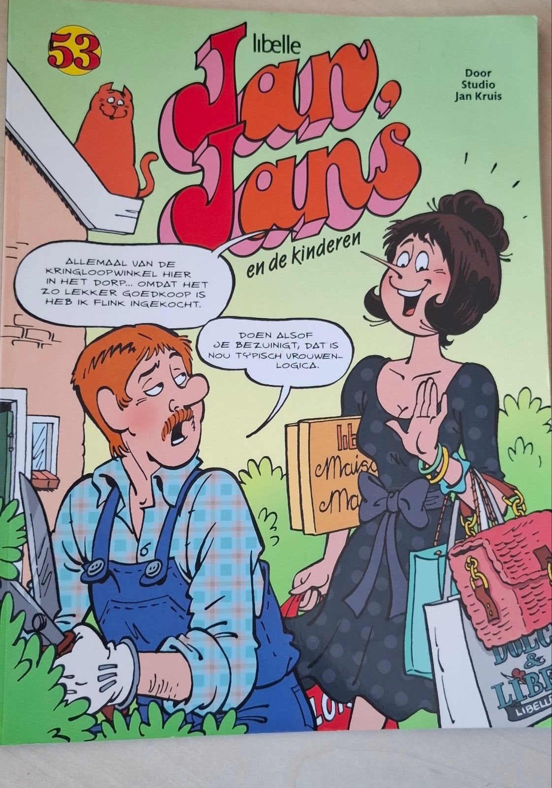 Jan, Jans en de Kinderen - Libelle 53, Eén stripboek, Ophalen of Verzenden, Gelezen, Jan Kruis