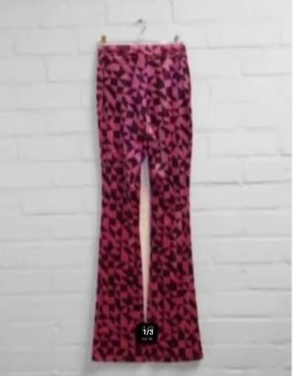 ALIX the Label - Mooie flared velvet pants maat M - Nieuw, Maat 38/40 (M), Alix the label, Nieuw, Ophalen of Verzenden