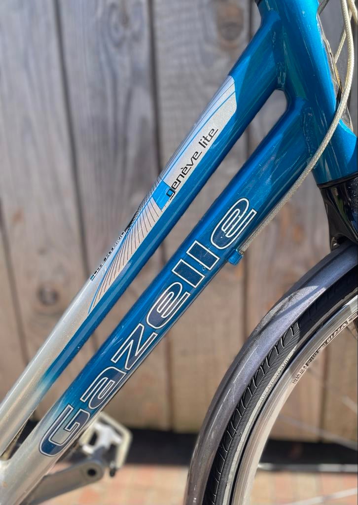 Gazelle Genève Lite Goldline damesfiets, frame 57, Shimano, Fietsen en Brommers, Fietsen | Dames | Damesfietsen, Ophalen, Gebruikt