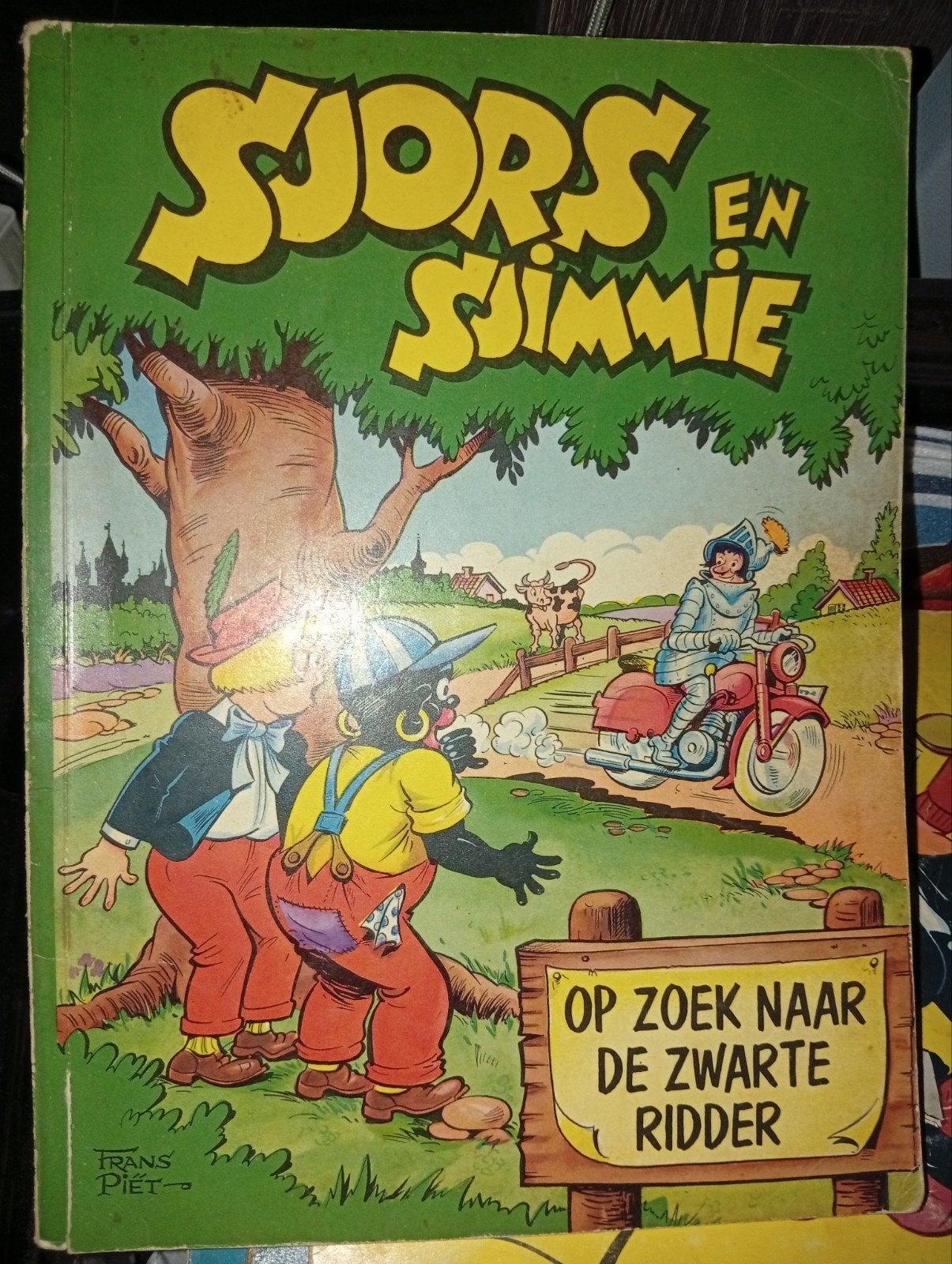 Sjors en Sjimmie: Op zoek naar de Zwarte Ridder, Boeken, Stripboeken, Eén stripboek, Ophalen of Verzenden, Gelezen, Frans Piët