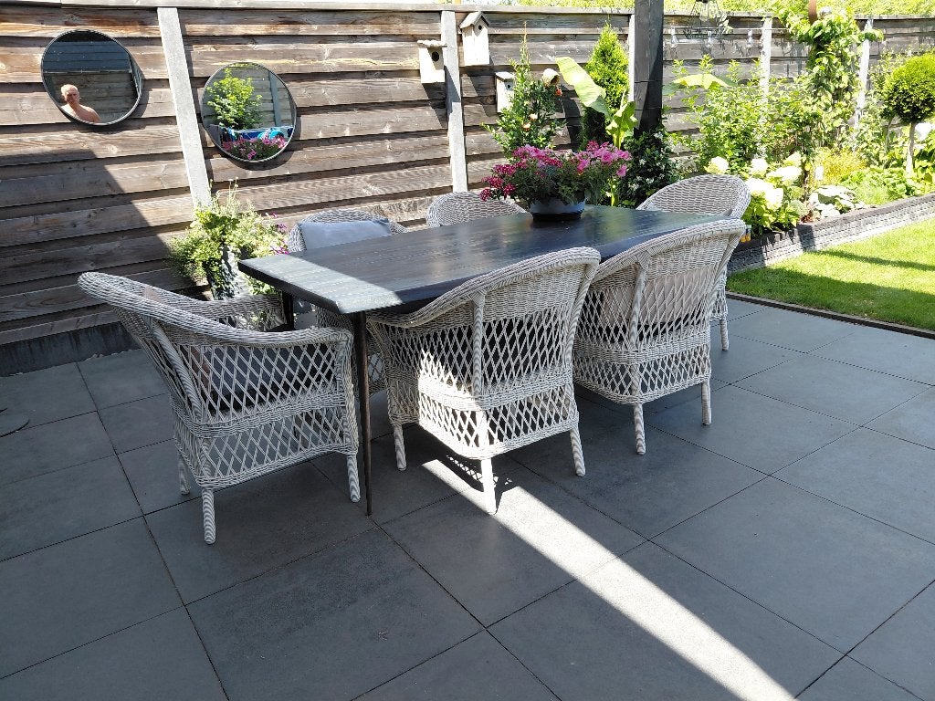 Tuinmeubilair, Tuin en Terras, Tuinsets en Loungesets, Ophalen, 6 zitplaatsen, Zo goed als nieuw, Tuinset