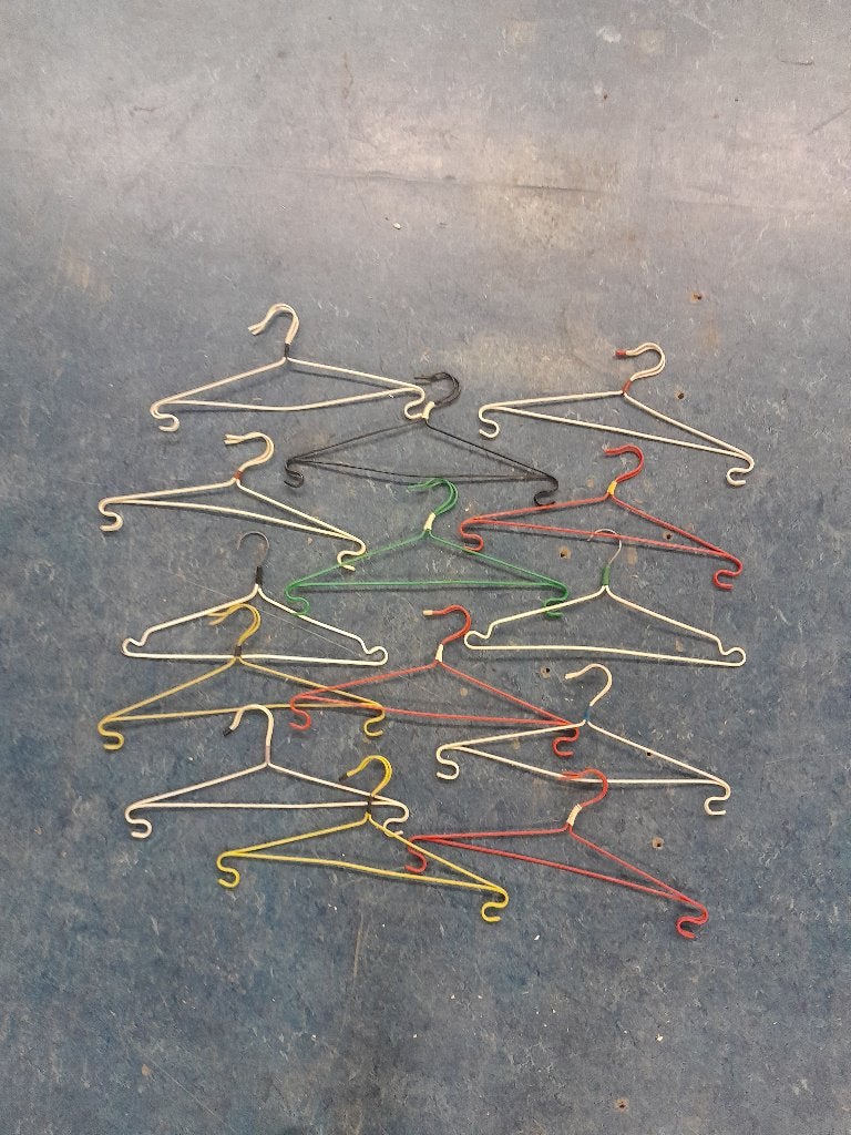 Vintage kleerhangers, Ophalen of Verzenden, Gebruikt, Metaal, Kinderen en Volwassenen