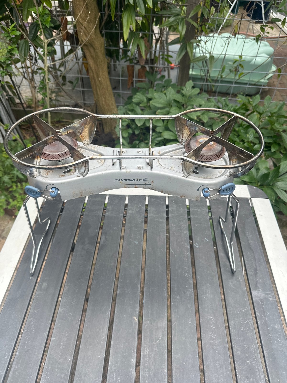 Kookbrander campinggaz, Ophalen, Gebruikt