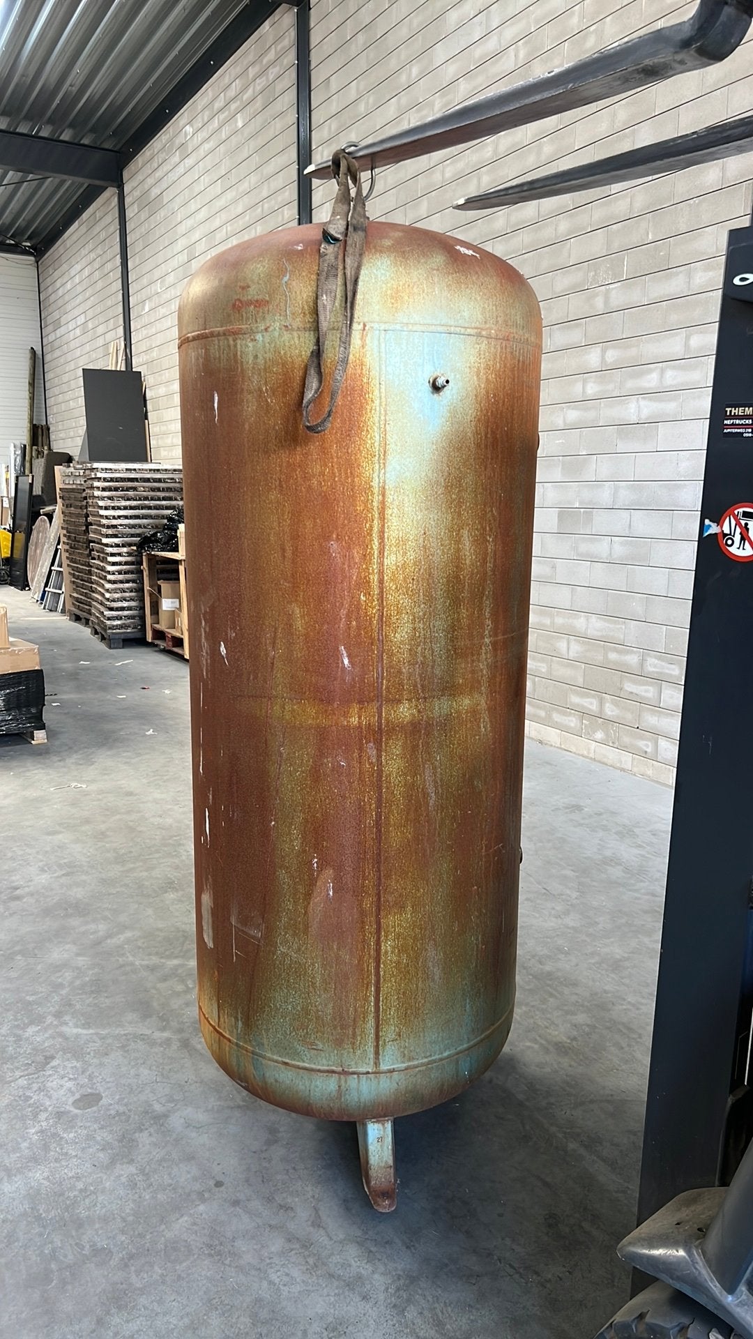 Luchttank bbq smoker, 100 liter of meer, Ophalen, Gebruikt