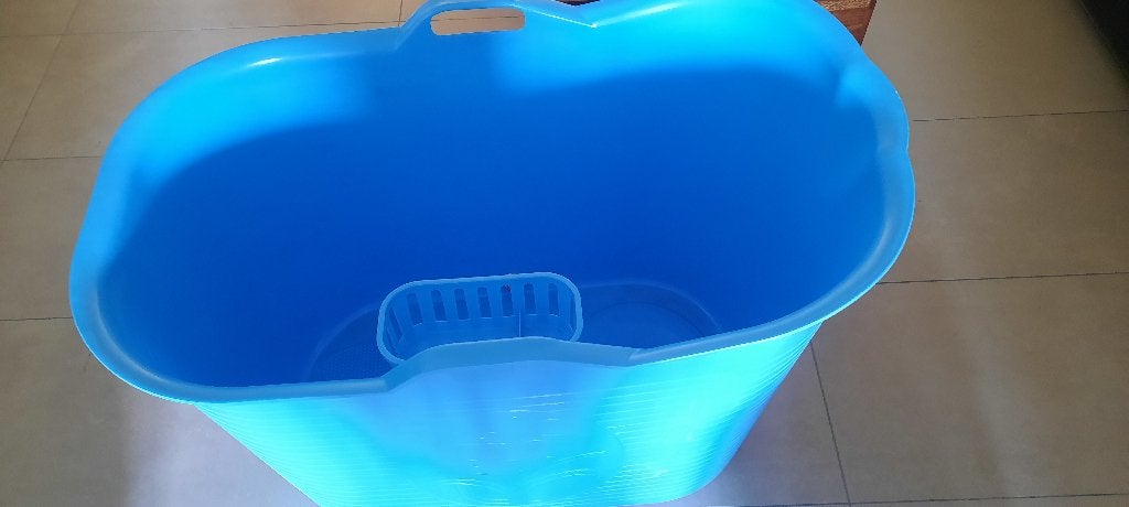 EKEO zitbad/ijsbad – 200L – blauw, Ophalen, Gebruikt, Overige typen, 50 tot 100 cm