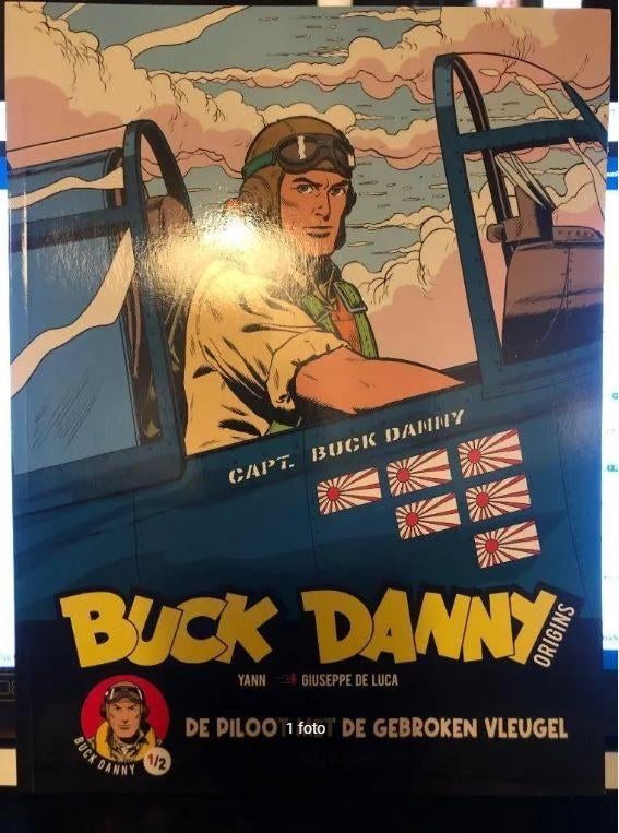 De piloot met de gebroken vleugel buck danny hardcover q1, Eén stripboek, Ophalen of Verzenden, Zo goed als nieuw
