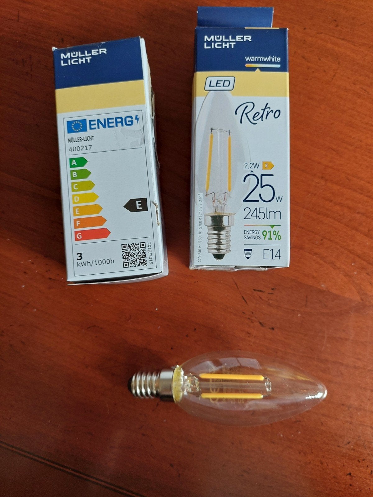 16 kaarsjes LED 25 W - 2,2 LED NIEUW, Huis en Inrichting, Ophalen of Verzenden, Nieuw, E27 (groot), Led-lamp