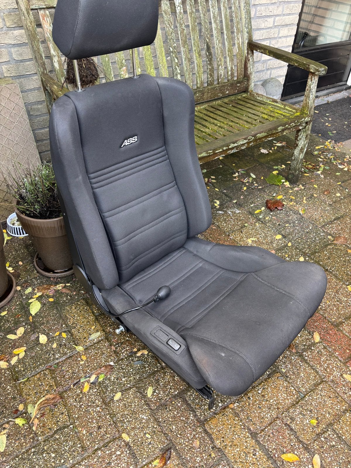 ASS sportstoel met VW frame, lendesteun en stoelverwarming, Auto-onderdelen, Ophalen, Gebruikt, Volkswagen