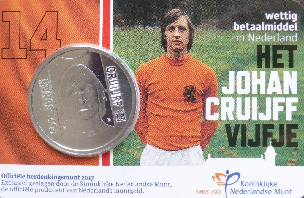 coincard  Cruijff, Ophalen of Verzenden, Koningin Beatrix, Euro's