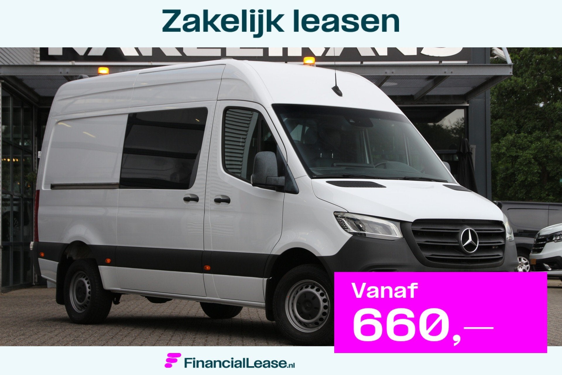 Mercedes-Benz Sprinter 319 3.0 CDI V6 | Aut. | 3.5t trekgewi, Automaat, Gebruikt, 190 pk, Bedrijf