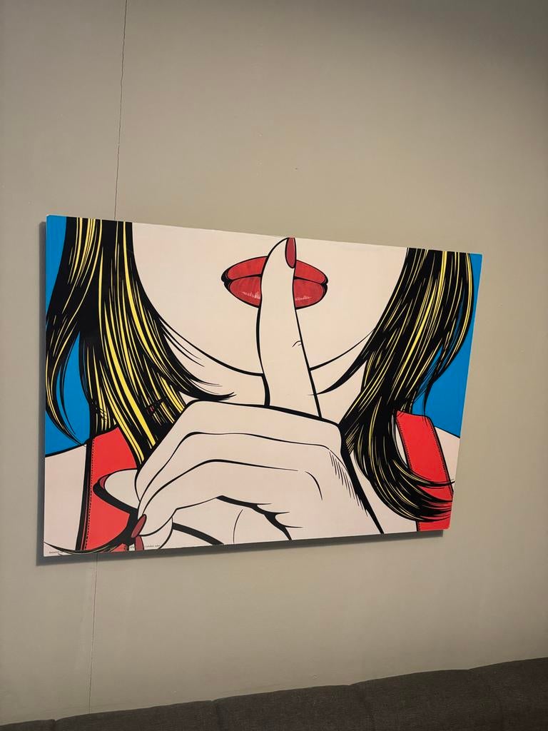 Vintage IKEA "Ssshh" wandpaneel - Deborah Azzopardi Pop-art, Ophalen