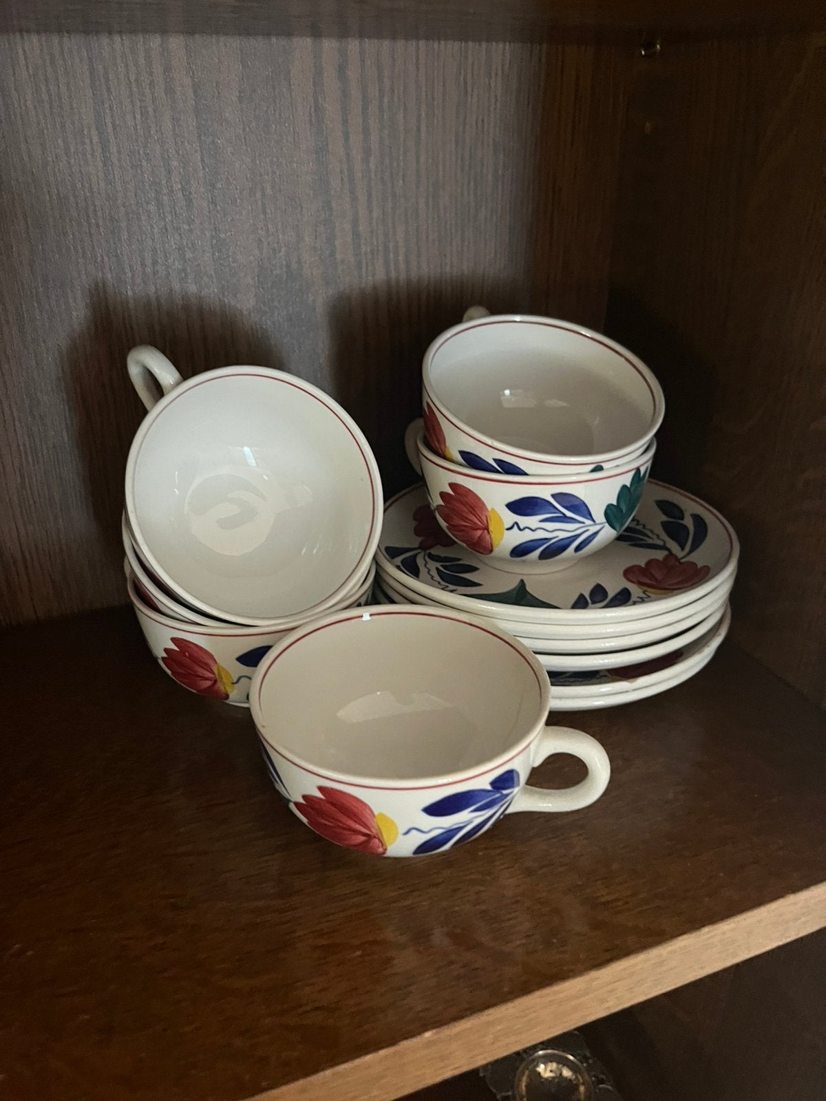Theeservies boerenbont, Antiek en Kunst, Antiek | Servies compleet, Ophalen