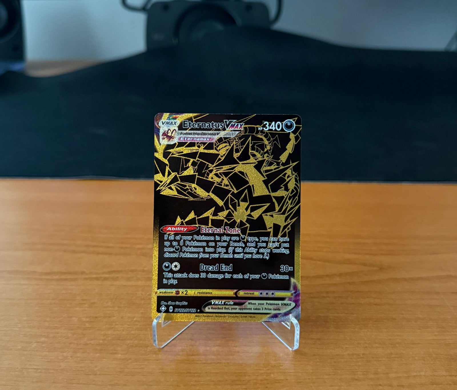 Eternatus Vmax #SV122 | NM | Shining Fates, Hobby en Vrije tijd, Verzamelkaartspellen | Pokémon, Ophalen of Verzenden, Zo goed als nieuw