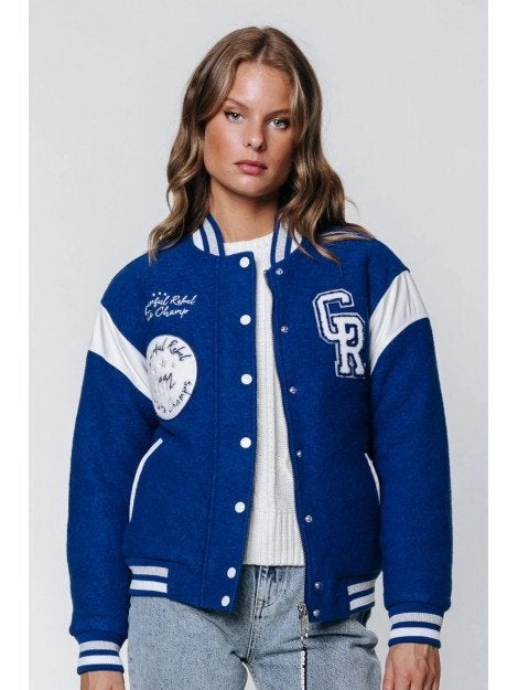 Colourful Rebel wol mix Bomber jacket (tussen) jas blauw XXS, Kleding | Dames, Colourful Rebel, Nieuw, Maat 34 (XS) of kleiner
