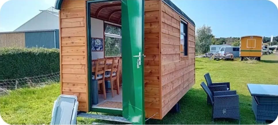 Logeerhutje / verhuuraccommodatie camping Holland Hut, Ophalen of Verzenden