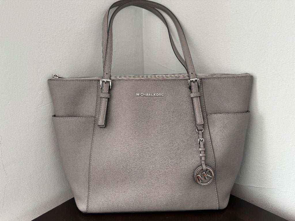 Michael Kors Jet Set Travel Large Tote, Ophalen, Gebruikt, Grijs, Overige typen