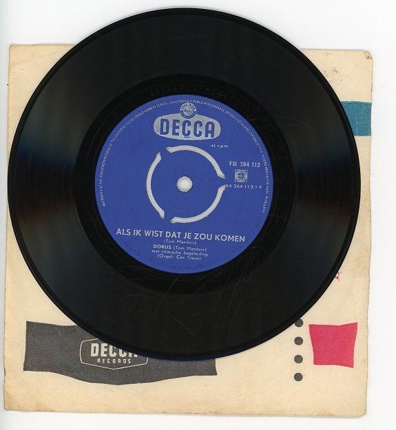 Single van Dorus uit 1957, Gebruikt, 7 inch, Ophalen of Verzenden, Levenslied of Smartlap