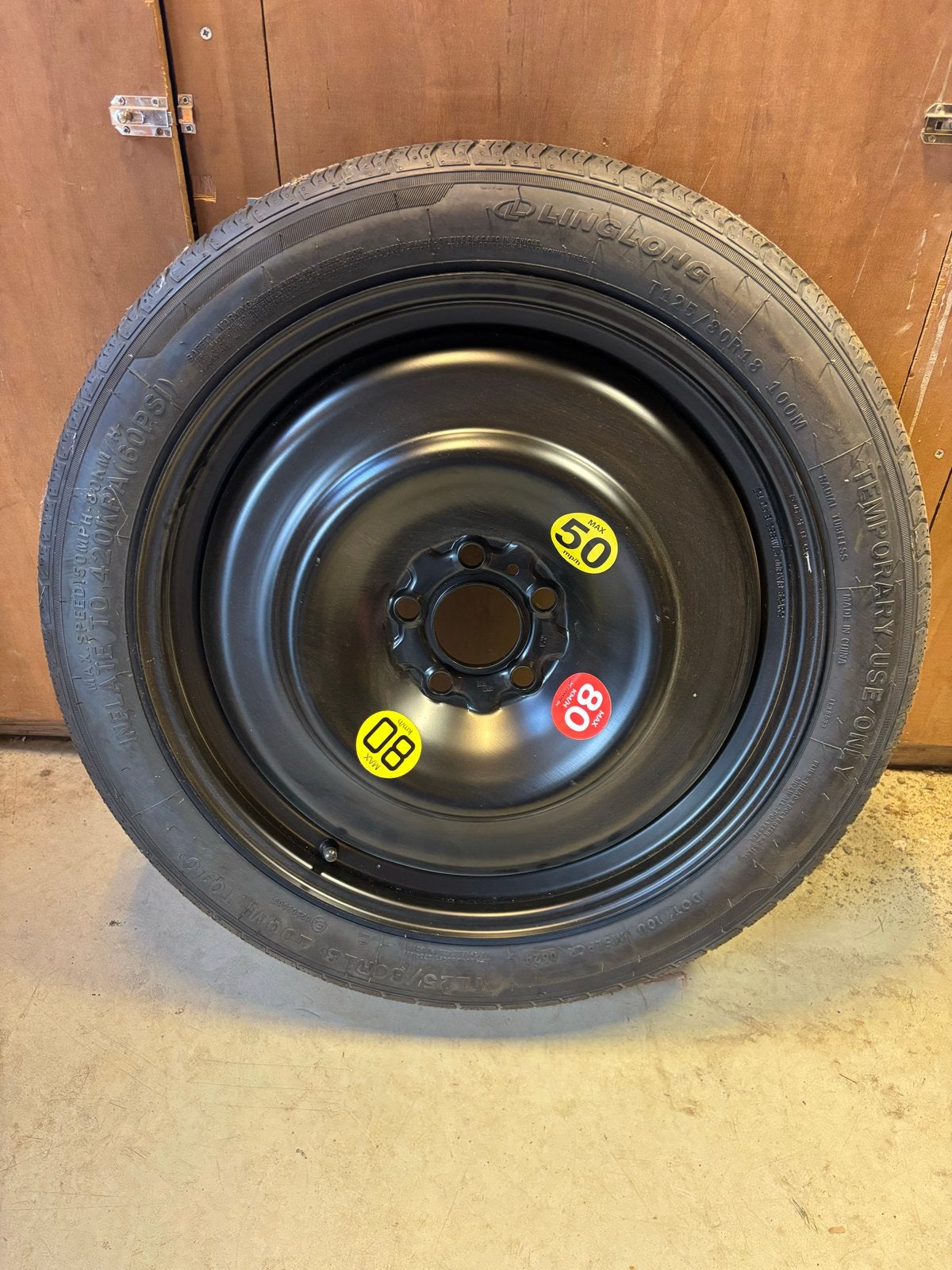 Reservewiel  T125/80R18, Auto-onderdelen, Banden en Velgen, Ophalen, 18 inch, Banden en Velgen, Nieuw