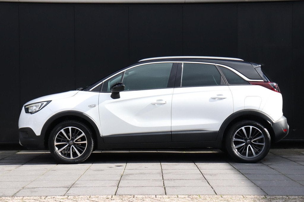 Opel Crossland X 1.2 Turbo Online Edition automaat | APPLE C, Auto's, Gebruikt, LED verlichting, Wit, Origineel Nederlands