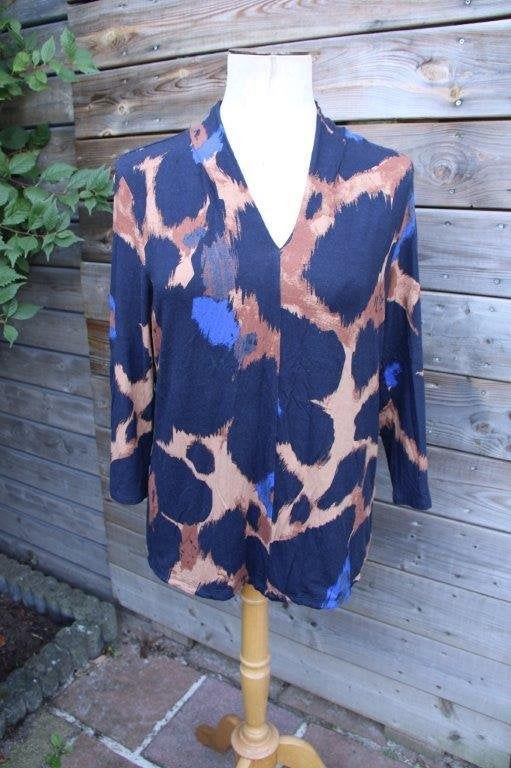 Tuniek zwart/ bruin/ blauw Betty Barclay mt 42 Vaste prijs, Blauw, Maat 42/44 (L), Betty Barclay, Ophalen of Verzenden