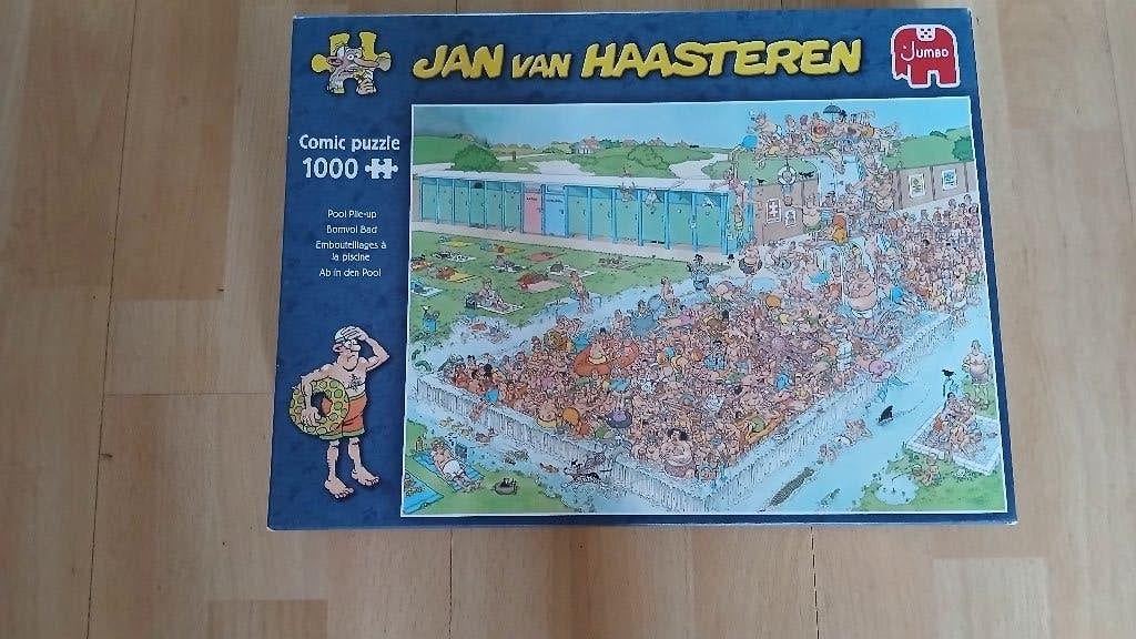 JAN VAN HAASTEREN PUZZELS 1000 STUKJES, Ophalen of Verzenden, 500 t/m 1500 stukjes, Zo goed als nieuw, Legpuzzel