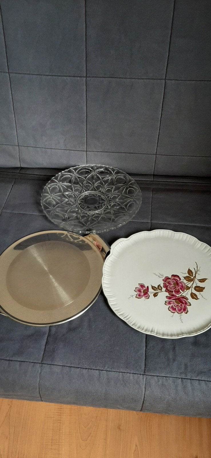 3 vlaai/gebak schalen, Ophalen, Overige materialen, Overige typen