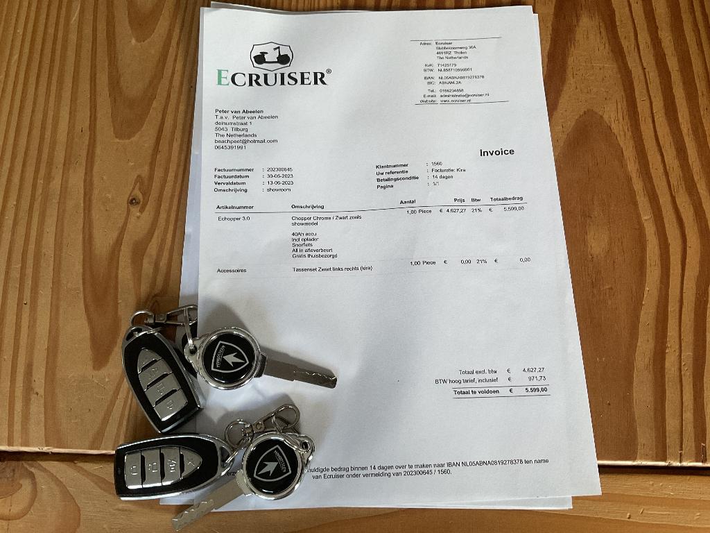 Scooter elektrisch  extra aanbieding, Fietsen en Brommers, Snorfietsen en Snorscooters, Elektrisch, Zo goed als nieuw, Ophalen