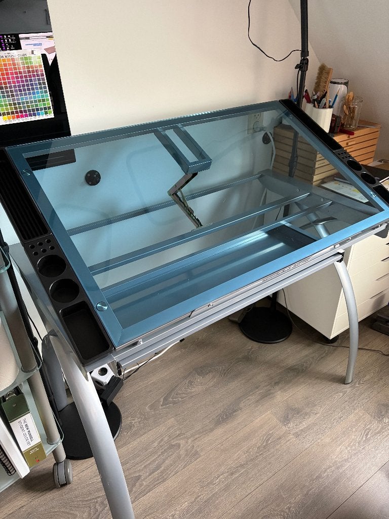 Tekentafel, Doe-het-zelf en Verbouw, Tekentafels, Ophalen, Zo goed als nieuw, Minder dan 130 cm