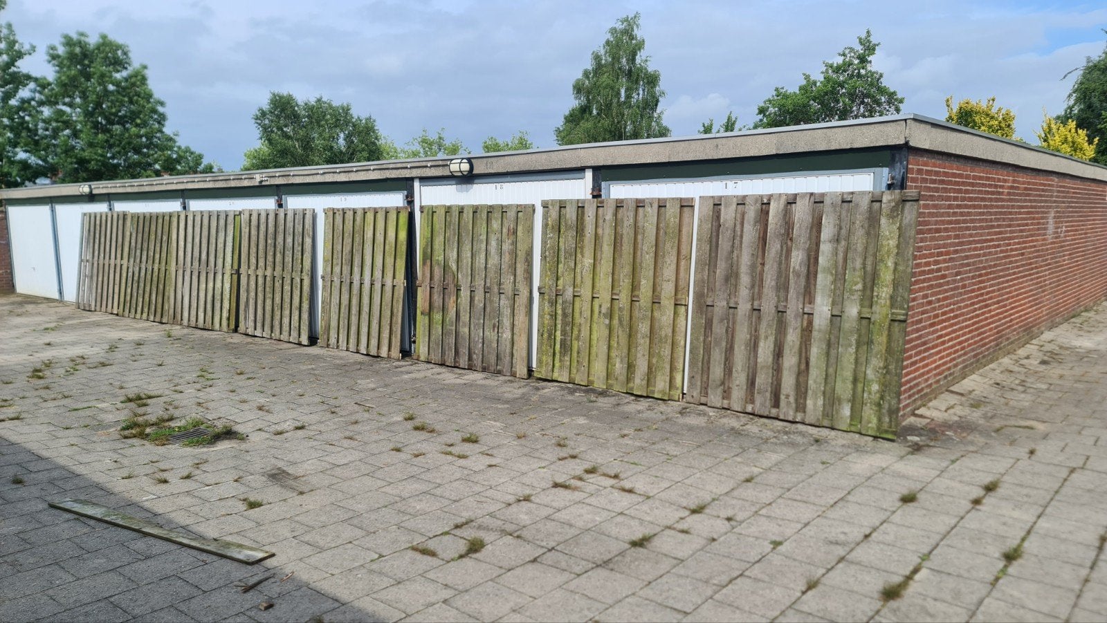 Schutting panelen  180x180 8stuks, Tuin en Terras, Schuttingen, Ophalen, Hout, Minder dan 3 meter, 1 tot 2 meter