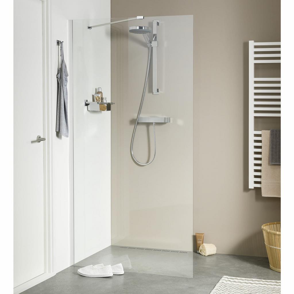 Sealskin douchewand - Zo goed als nieuw, Huis en Inrichting, Ophalen, Zo goed als nieuw, Met douche