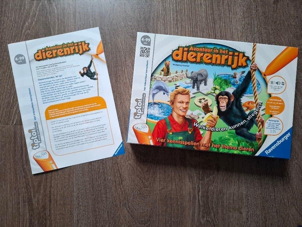 Tiptoi spel dierenrijk. Nooit gespeeld., Drie of vier spelers, Ophalen of Verzenden, Nieuw, Ravensburger