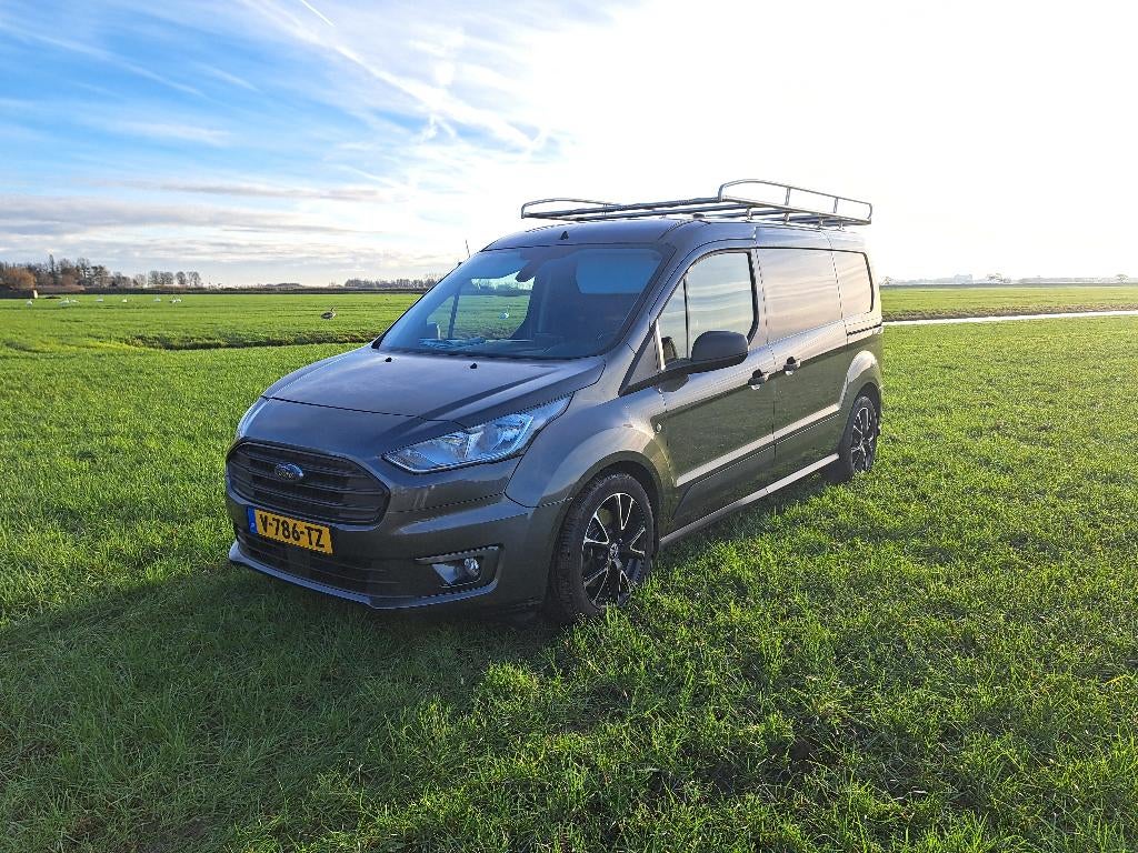 Ford Transit Connect L2 1.5 Tdci HP 120pk Aut 2019, Stof, Euro 6, Diesel, Grijs