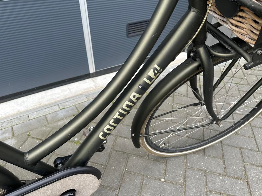 Cortina U4 transportfiets 28 inch 57 cm 3V green matt, Overige merken, Minder dan 10 versnellingen, Zo goed als nieuw, 56 cm of meer