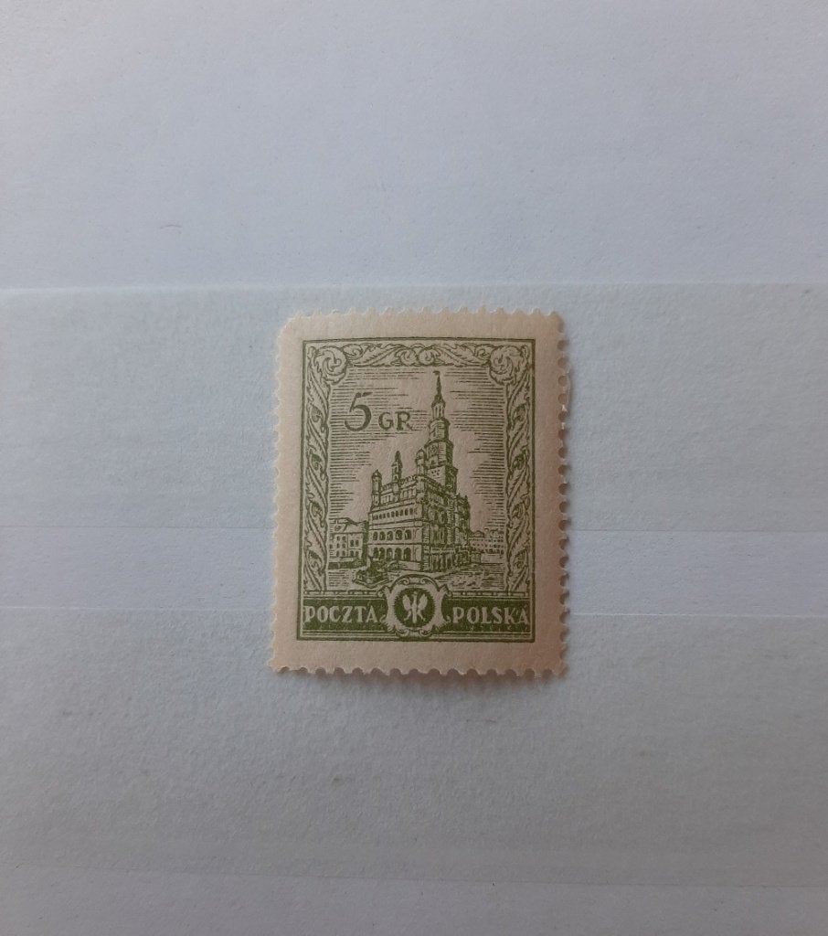 Polen 1925, stadshuis Poznań., Ophalen of Verzenden, Polen, Postfris