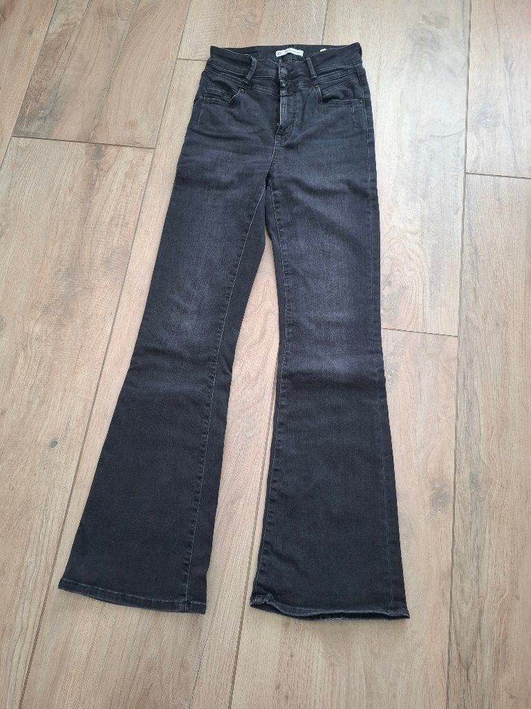Cup of Joe Matilda flared jeans - zwart - W25 L30, Cup of Joe Denim, Zwart, Ophalen of Verzenden, Zo goed als nieuw