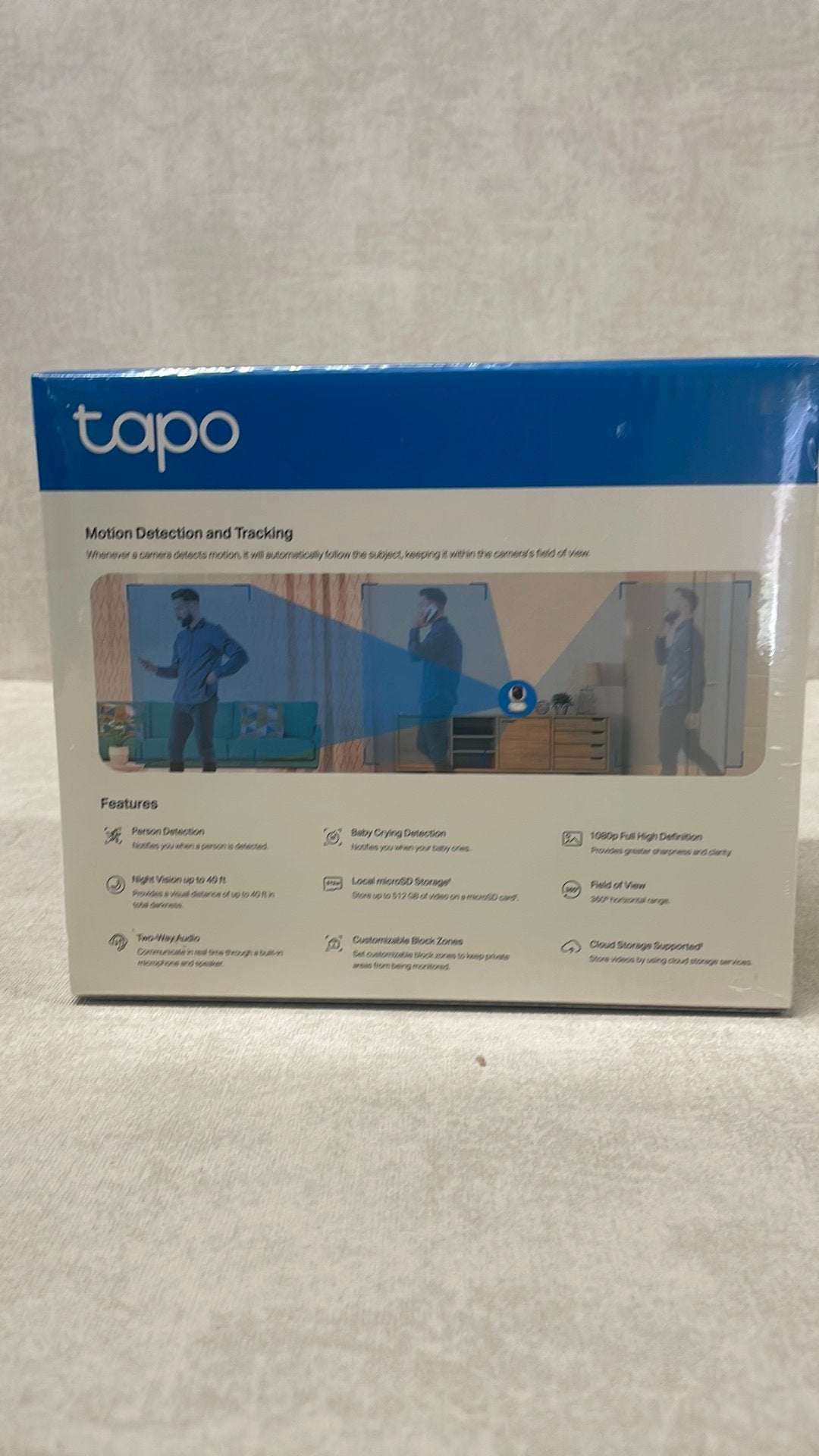Tapo C200 Pan/Tilt Home Security Wi-Fi Camera 1080p Full HD, Binnencamera, Onbekend, Nieuw, Ophalen of Verzenden