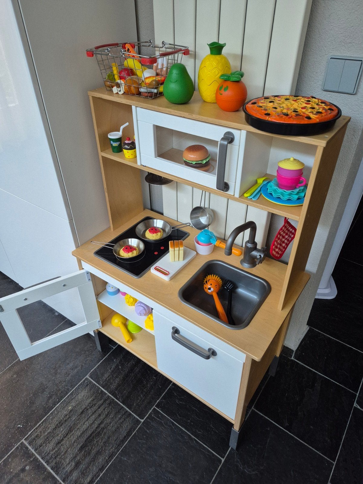 Ikea keukentje met accessoires, Ophalen, Gebruikt