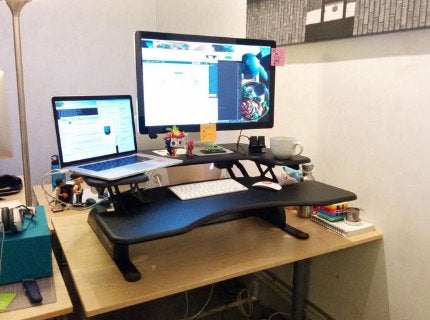 Foto 4 van Standing desk/Bureau attachment. VariDesk ProPlus 36.