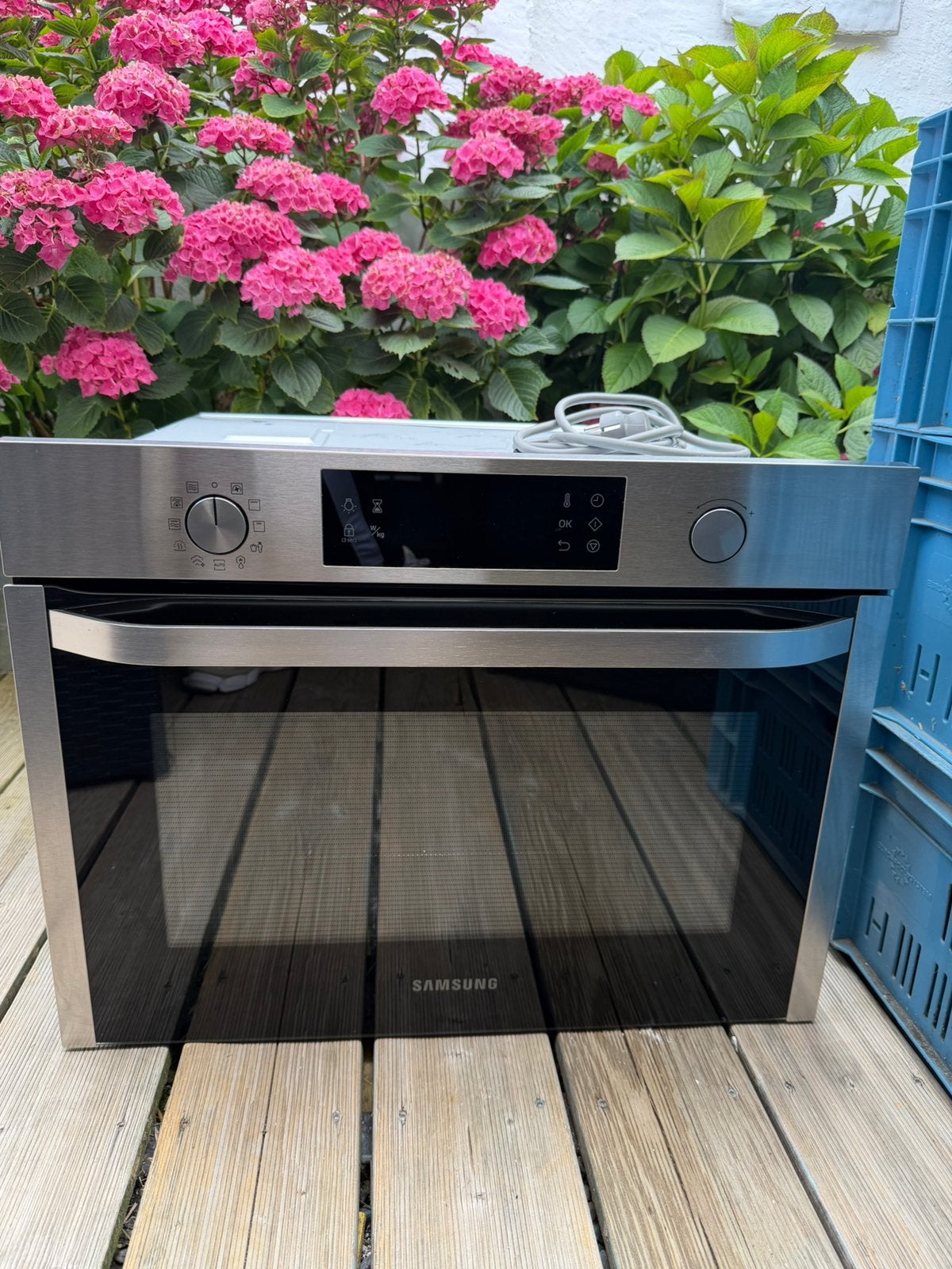 Samsung combimagnetron inbouw 45x60, Witgoed en Apparatuur, Ovens, Ophalen, Zo goed als nieuw, Minder dan 45 cm