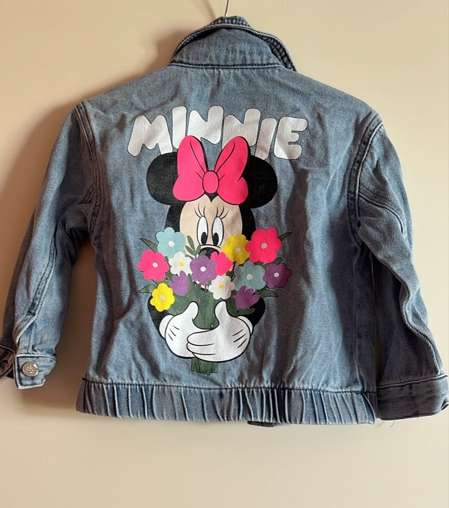LC waikiki spijkerjas maat 92/98 minnie mouse, Kinderen en Baby's, Lc Waikiki, Gebruikt, Meisje, Ophalen of Verzenden