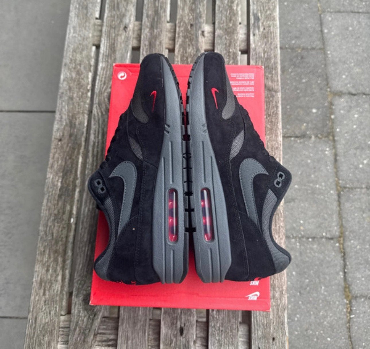 Nike air Max 1 Bred 45,5 Eu, Kleding | Heren, Schoenen, Overige kleuren, Nieuw, Ophalen of Verzenden, Sneakers of Gympen