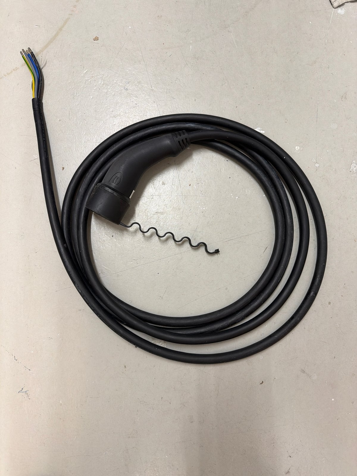 Laadkabel voor elektrische auto - Type 2. Lengte 5 meter., Ophalen of Verzenden, Gebruikt, Laadkabel