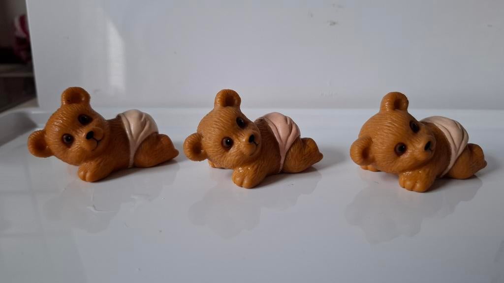 Schattige beertjes beeldjes en zachte beertjes met strikjes, Ophalen of Verzenden