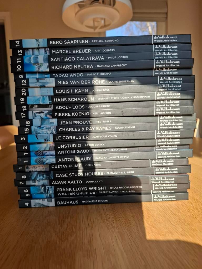 De Volkskrant Wereld Architecten complete serie (20 delen), Boeken, Ophalen of Verzenden, Zo goed als nieuw, Architecten
