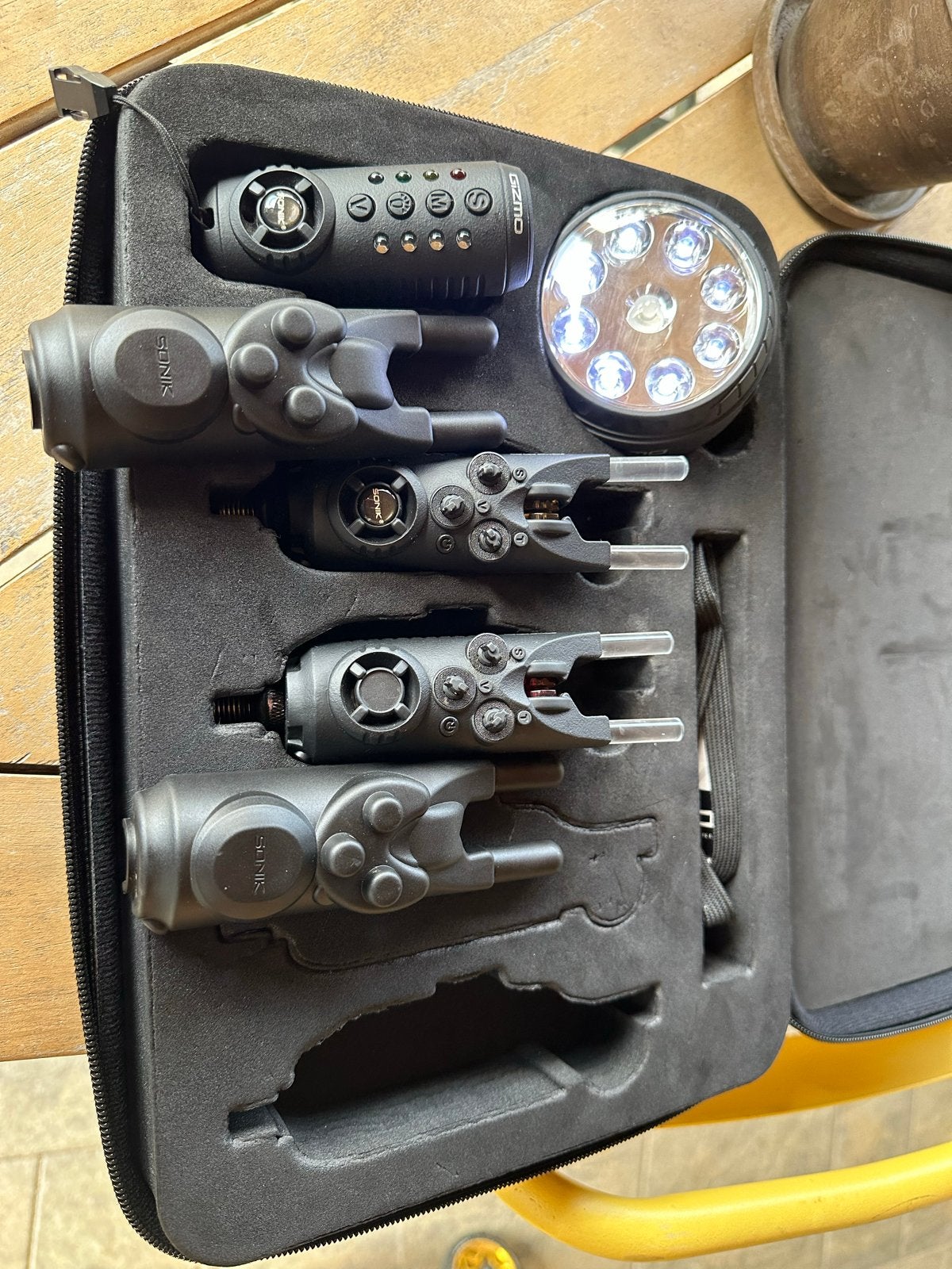 Sonik Gizmo 2+1 Beetmelderset met Bivvy Light, Watersport en Boten, Hengelsport | Karpervissen, Verzenden, Zo goed als nieuw, Overige typen
