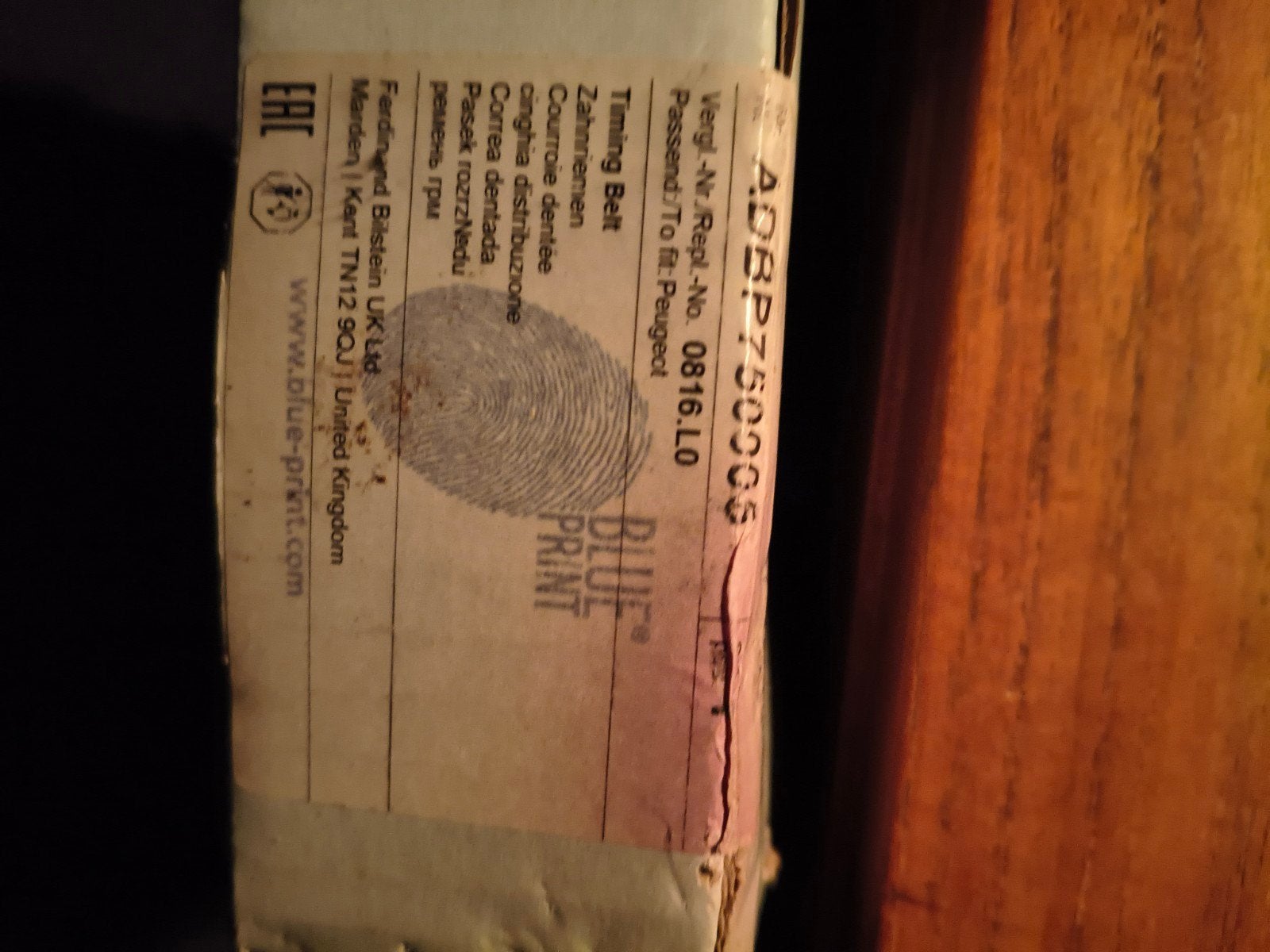 Blue Print Distributieriem voor Peugeot (0816.L0), Ophalen of Verzenden, Nieuw, Peugeot