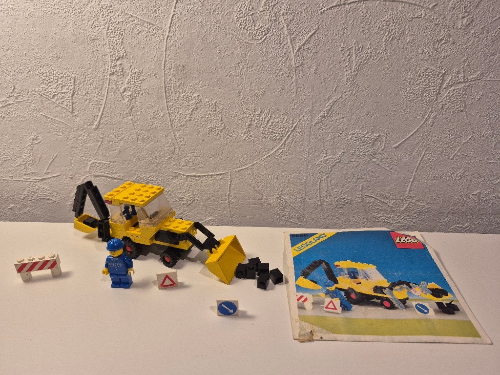 Lego Town 6686 Backhoe, Kinderen en Baby's, Speelgoed | Duplo en Lego, Gebruikt, Lego, Ophalen of Verzenden, Compleet