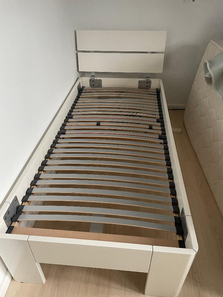 Eenpersoons bedframe, Ophalen, Gebruikt, 90 cm, Eenpersoons