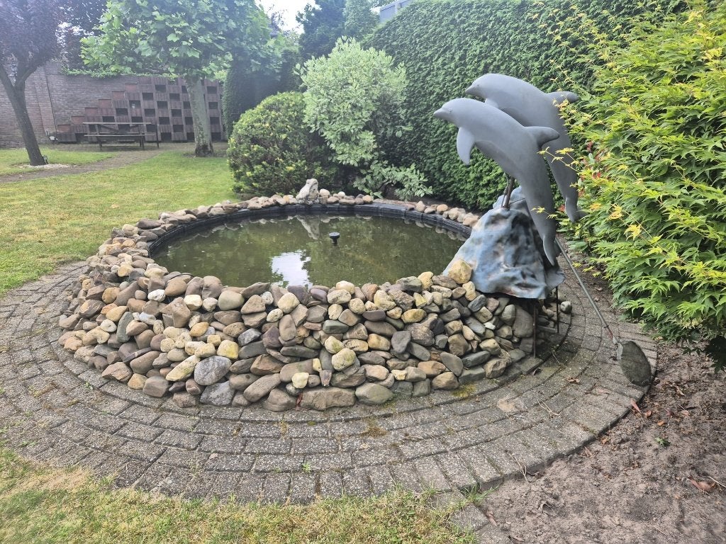 Vijver items, 2x dolfijn en/of stenen, Tuin en Terras, Ophalen, Gebruikt, Kunststof, Fontein